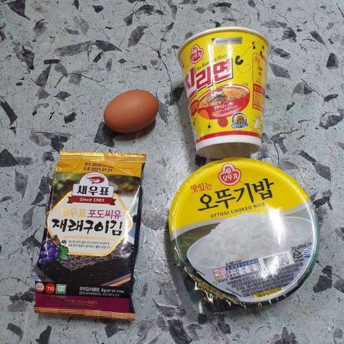 [스압] 컵라면 볶음밥 레시피