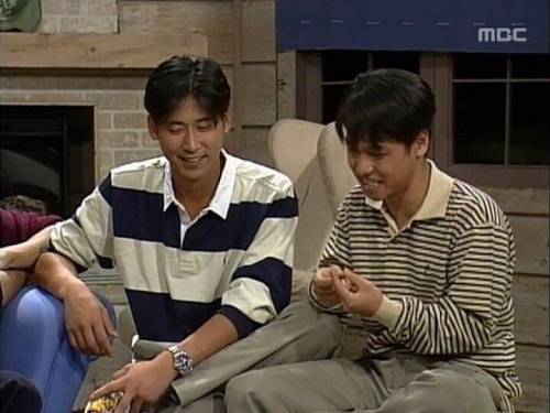 [스압] 1996년 시트콤 남자셋 여자셋 신동엽 패션.jpg