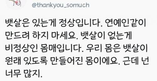 뱃살은 있는게 정상입니다.jpg