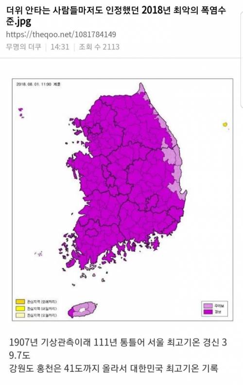 더위 안타는 사람들도 인정한 2018년 여름...jpg