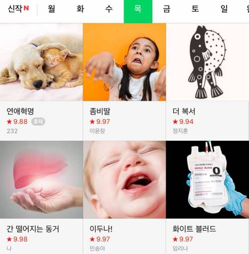 [스압] 이 시각 네이버 웹툰.jpg