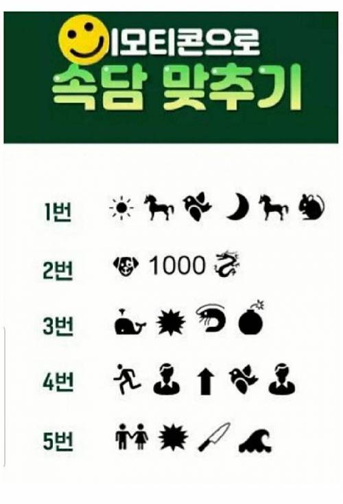 이모티콘으로 속담 맞추기.jpg