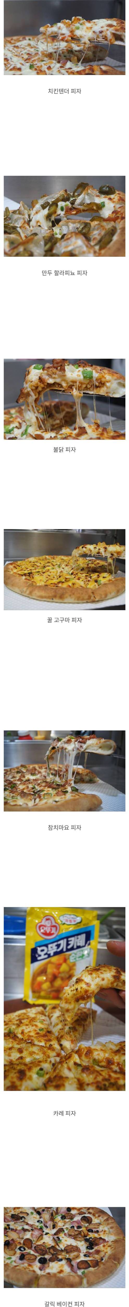 [스압] 특이한 피자 많이 만드는 펨코인