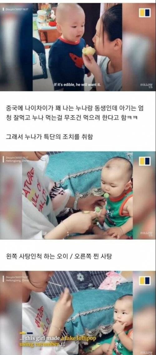 [스압] 나이 차이 많이 나는 누나가 동생 다루는 법