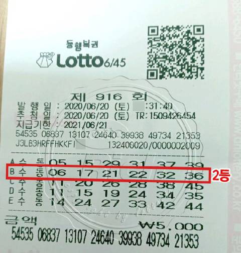 세후 4100만원 2등 당첨된 청각장애인