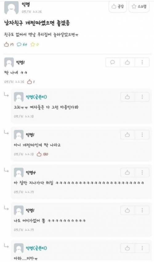 내 남자친구 개찐따였으면 좋겠어.jpg