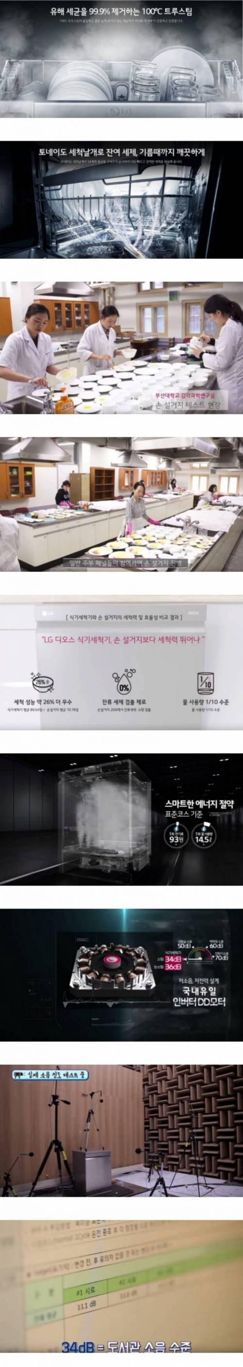 LG전자가 무려 7년을 기모아서 내놓은 식기세척기 성능.jpg