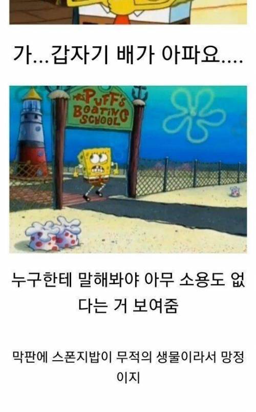 [스압] 스폰지밥으로 보는 학교폭력