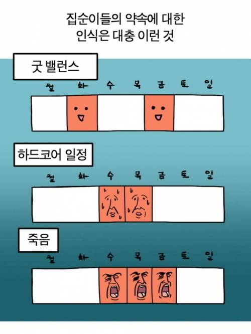 집돌이, 집순이의 약속에 대한 인식