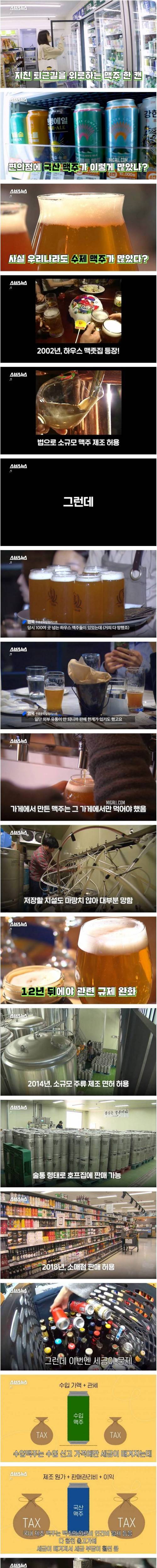 [스압] 편의점 점령한 국산 수제 맥주.jpg