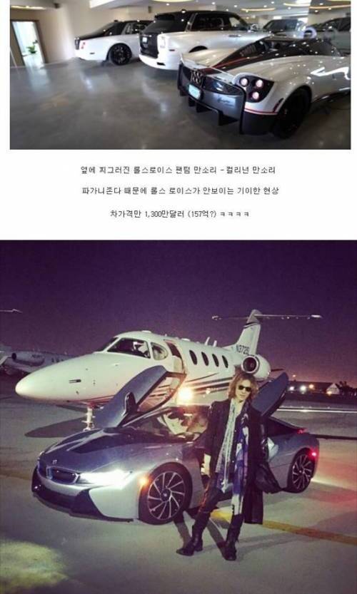 [스압] 엑스재팬 요시키의 자택 주차장.jpg