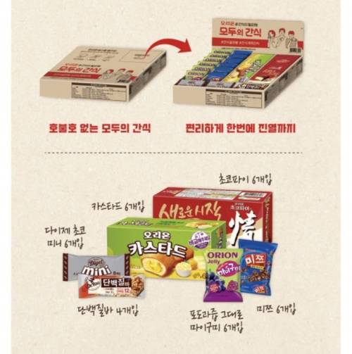 오리온, 탕비실 & 행사용 간식 출시.jpg