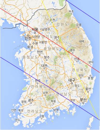 한반도 전역에서 개기일식을 볼 수 있는 때