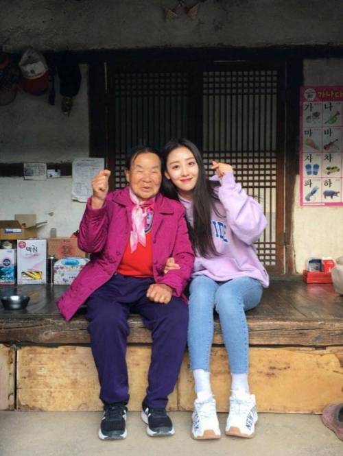 연예인의 화장전후를 본 할머니