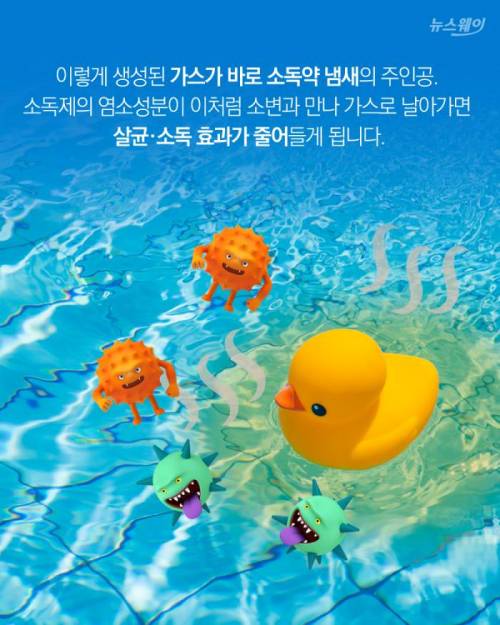[스압] 수영장 물속에서 오줌을 누면 일어나는 일