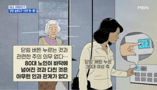 엘리베이터 닫힘 버튼 잘못 눌렀다가.jpg