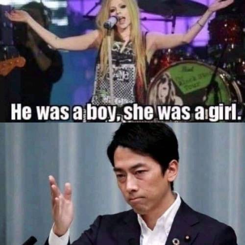He was a boy, She was a girl~♬