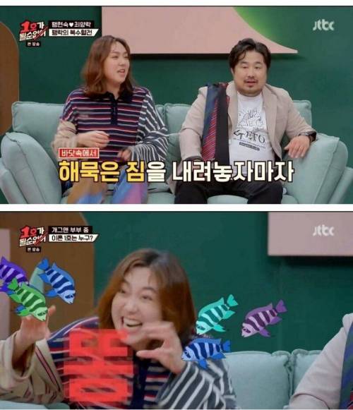 [스압] 스쿠버 다이빙하다가 이혼할 뻔 했던 개그맨 부부.jpg