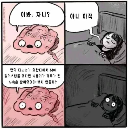 잠들기 전에 문득 생각난 짤