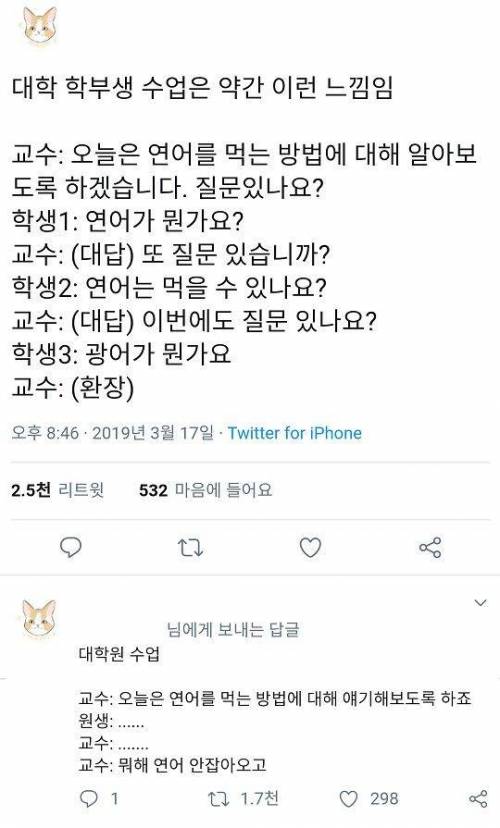 학부생과 대학원생 수업의 차이.jpg