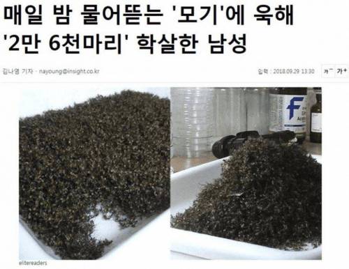 [혐주의]참다참다 욱해서 학살한 남성