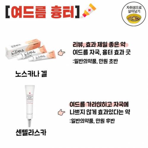 여드름종류별 직빵약정리 jpg