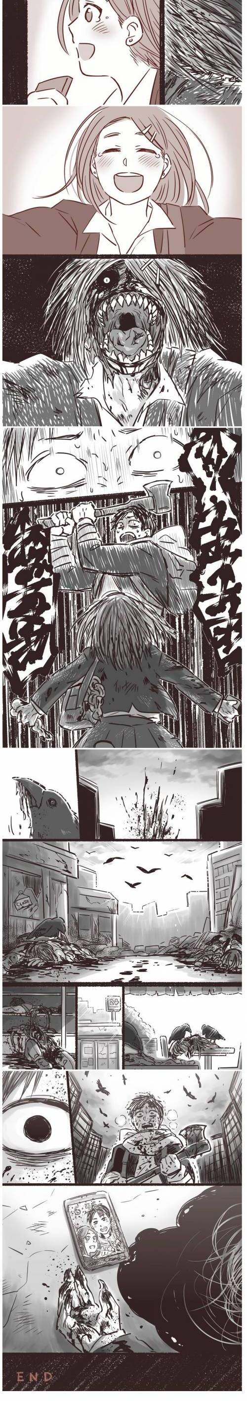 [스압] 아포칼립스 여고생.manhwa