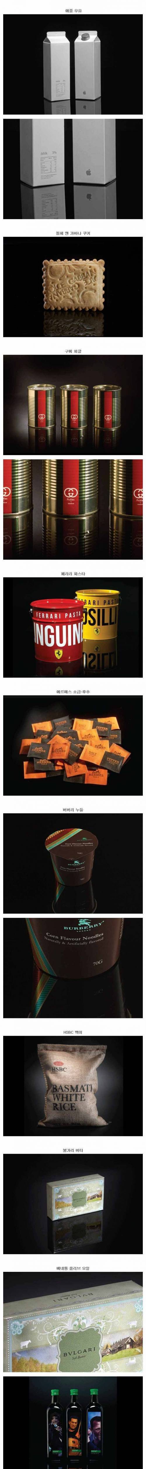 [스압] 세계 유명 브랜드들이 식품을 만든다면.jpg