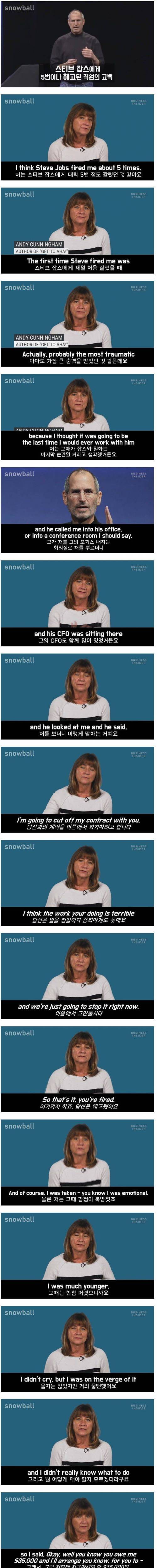 [스압] 스티븐 잡스에게 밀린 급여 받기