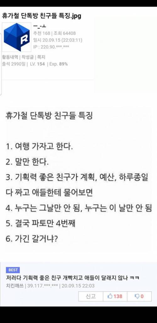휴가철 단톡방 친구들 특징.jpg