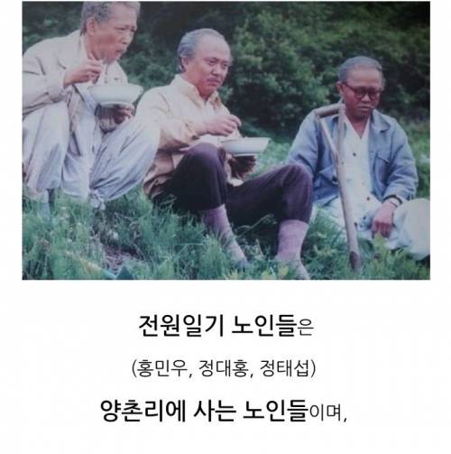 전원일기 실제로 출연배우가 사망해 극중에서도 장례치름