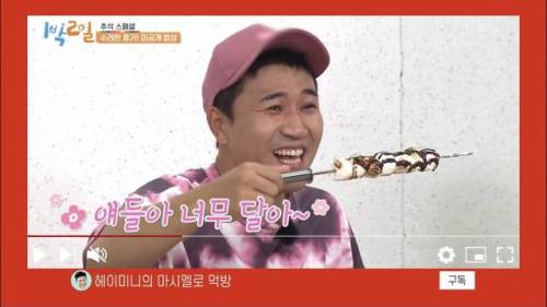[스압] 헤이미니의 마시멜로 먹방.jpg