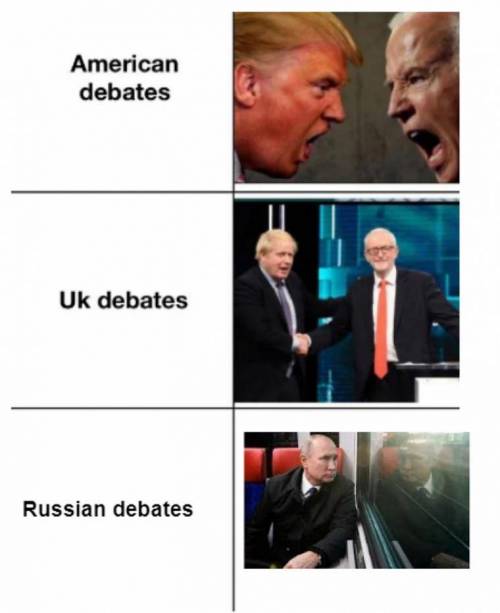 미국, 영국, 러시아의 (대선)토론