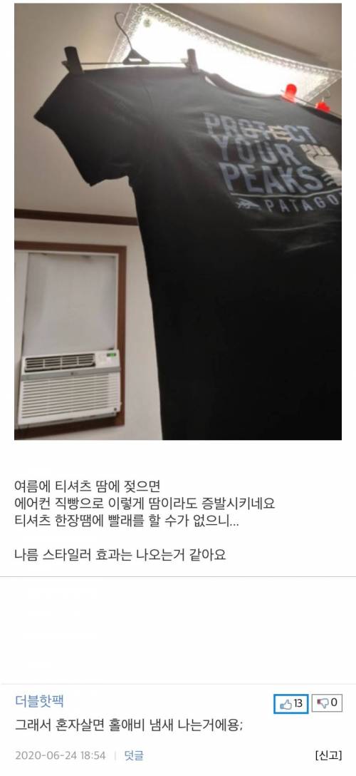 자취생이 스타일러 효과 내는 방법.jpg