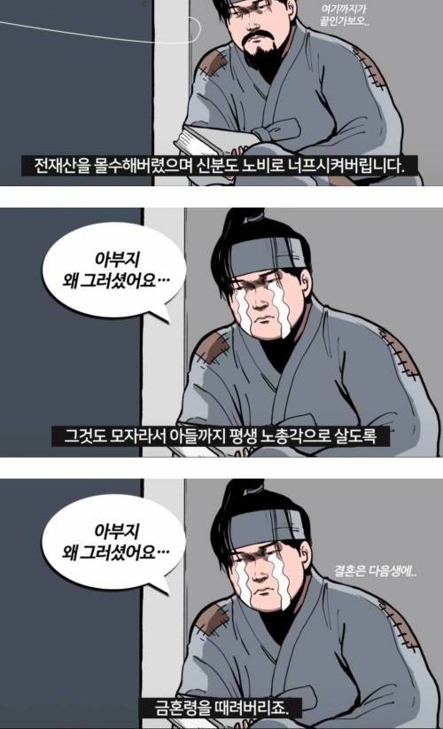 [스압] 조선역사의 노빠꾸 상남자