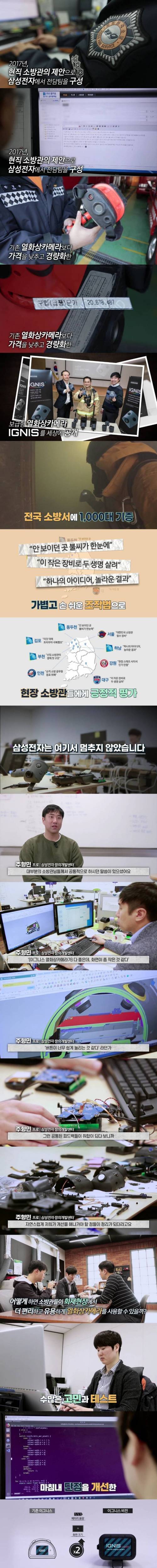 [스압] 소방관들에게 최신 전자장비를 제공한 기업.jpg