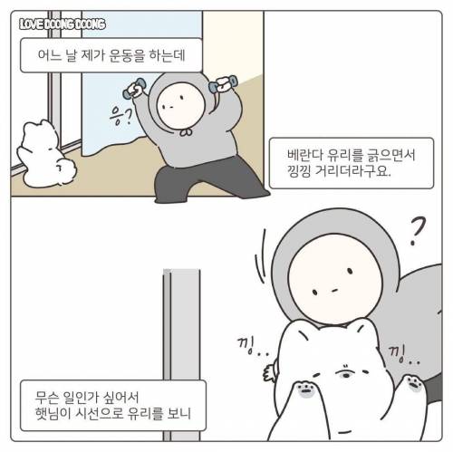 애착공을 잃어버린 커여운 댕댕.manhwa
