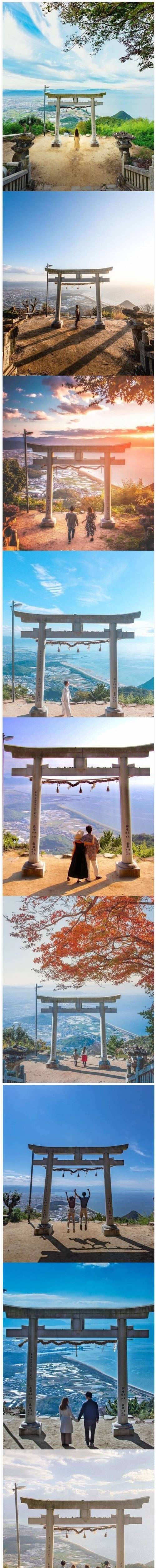 [스압] 일본에서 가장 전망 좋다는 신사.jpg