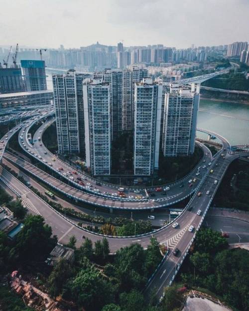 [스압] 중국 도시 충칭의 모습.jpg