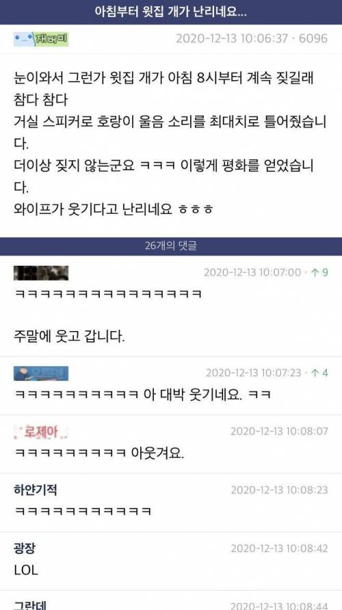 윗집 개 고양이가 짖을 때 대처법. jpg