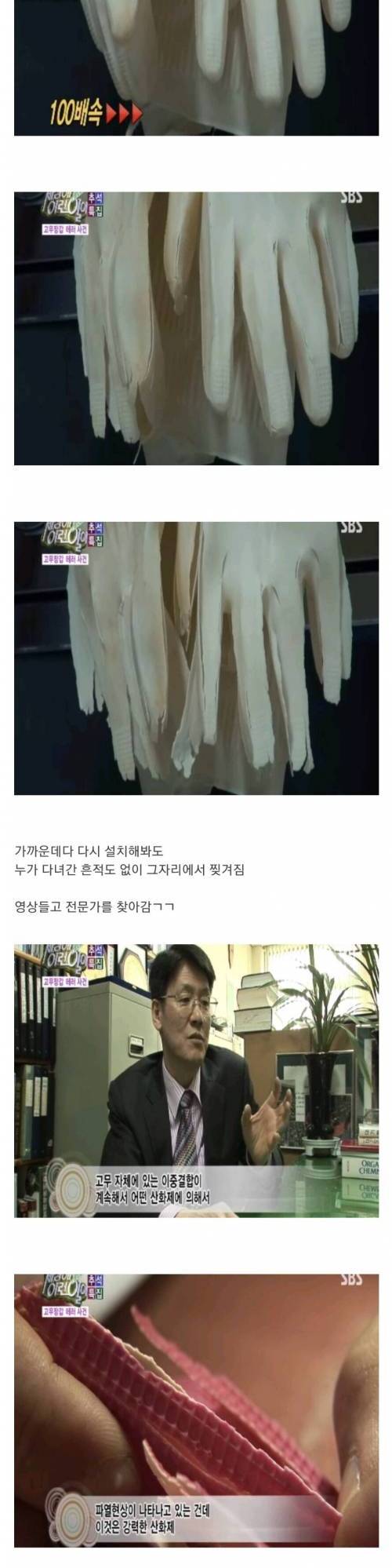 [스압] 매일 고무장갑 테러를 당하는 식당.jpg