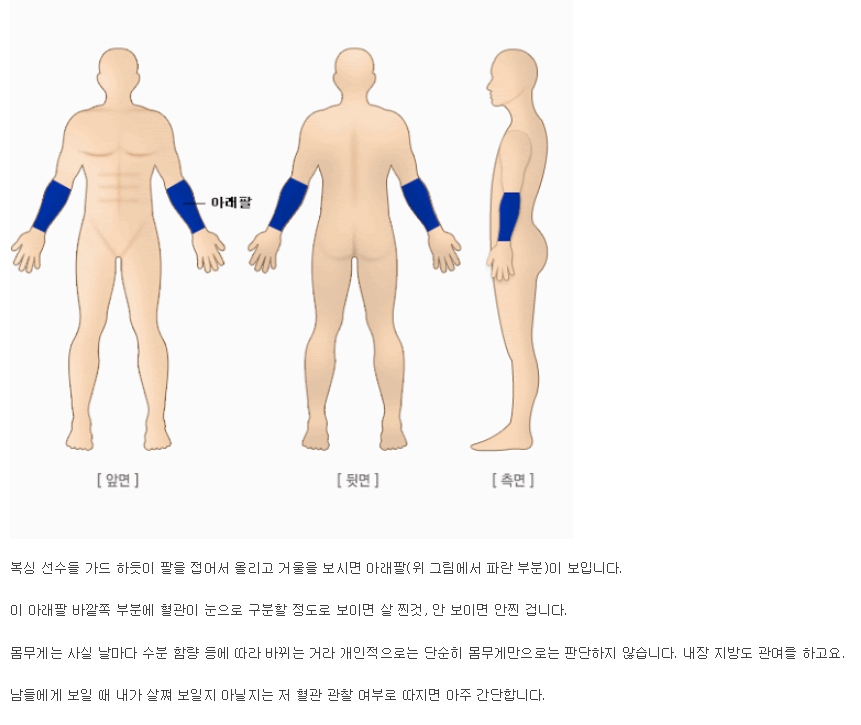 자신이 지금 살쪘는지 아닌지 간단하게 확인하는 방법.jpg