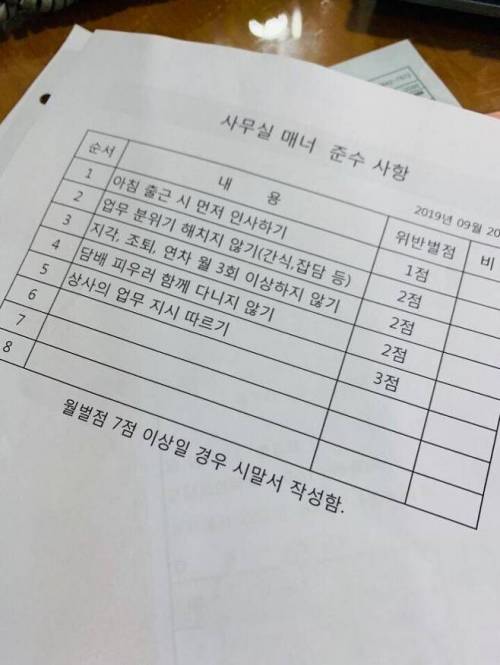 근무기강이 해이해진 중소기업..jpg