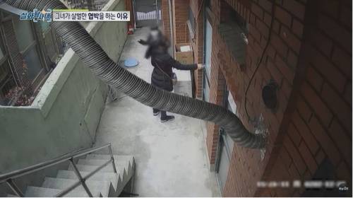 [스압] 우리집에 이상한 여자가 산다, 집주인에게 나가라는 세입자.jpg