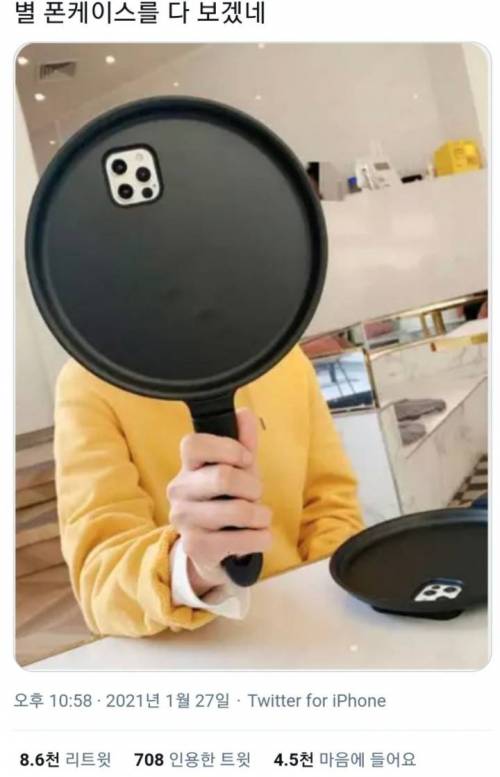 살다살다 별 폰케이스를 다 보겠네