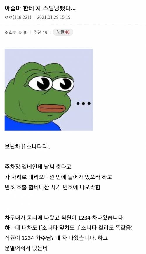 차를 스틸당한 디시인.jpg