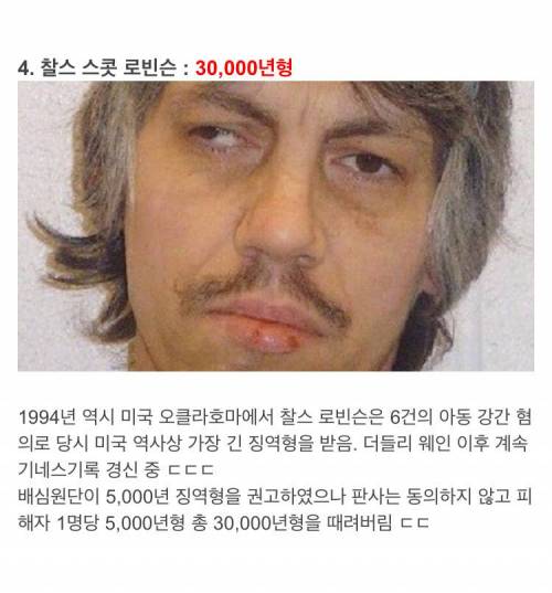 [스압] 전세계 법원에서 선고된 최고 형량.jpg