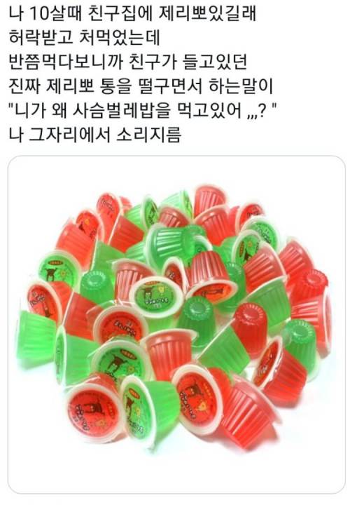 친구집에 제리뽀있길래 먹었는데