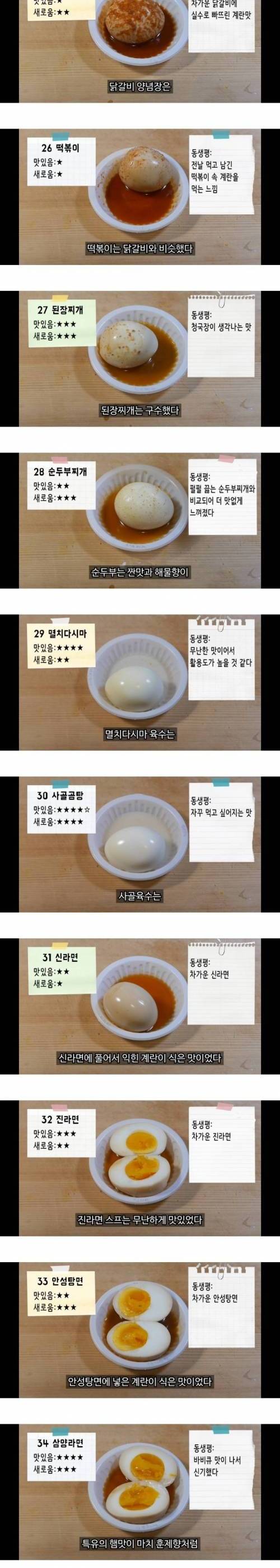 [스압] 34가지 소스로 만들어본 계란장