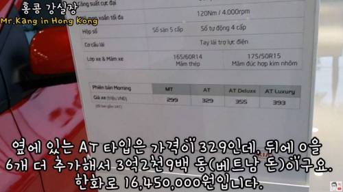 베트남 현지 기아차 가격.jpg